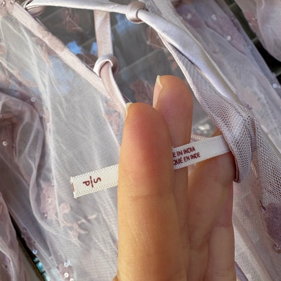 Free people viola sheet floral velvet burnout beaded maxi dress small - Picture 14 of 16